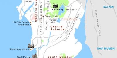 Kat jeyografik nan Mumbai kote touris