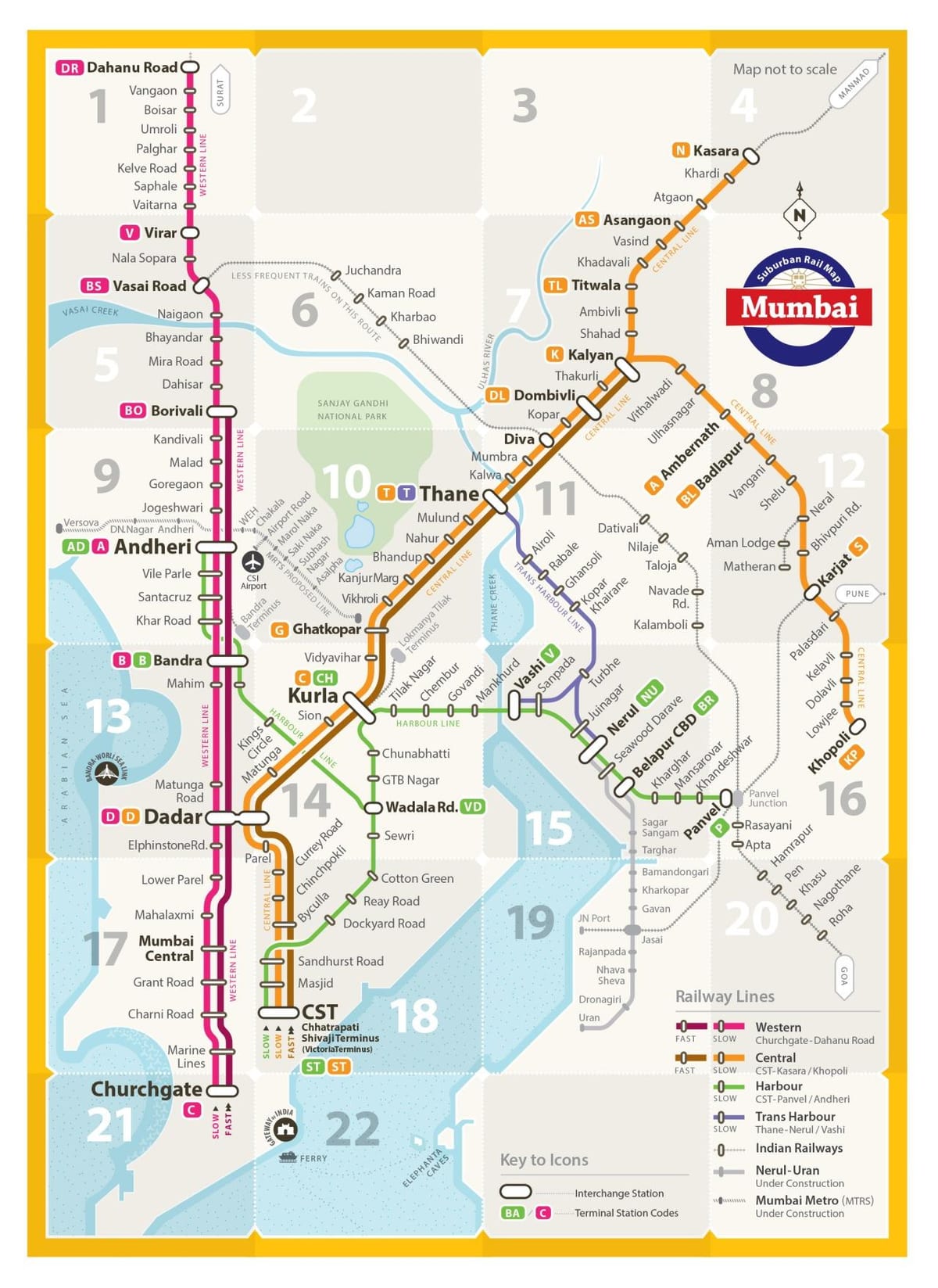 lwès liy kat jeyografik Mumbai