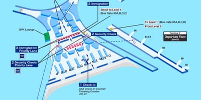 Chhatrapati Shivaji ayewopò entènasyonal la kat jeyografik