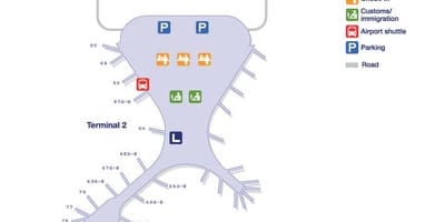 Tèminal 2 Mumbai ayewopò kat jeyografik